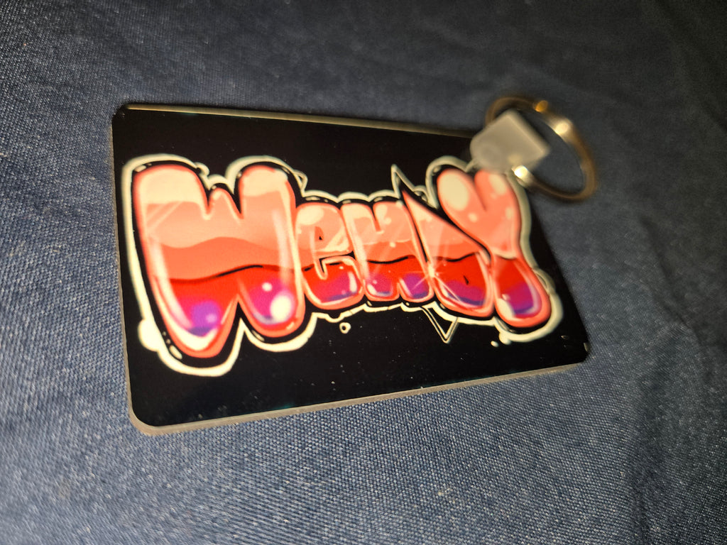 Crystal "Wendy" key chain