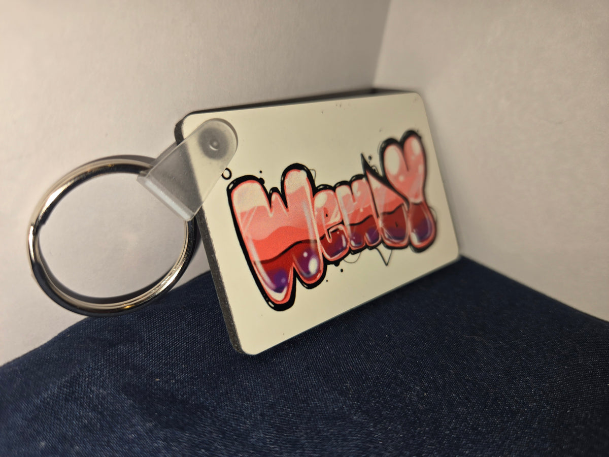 Crystal "Wendy" key chain