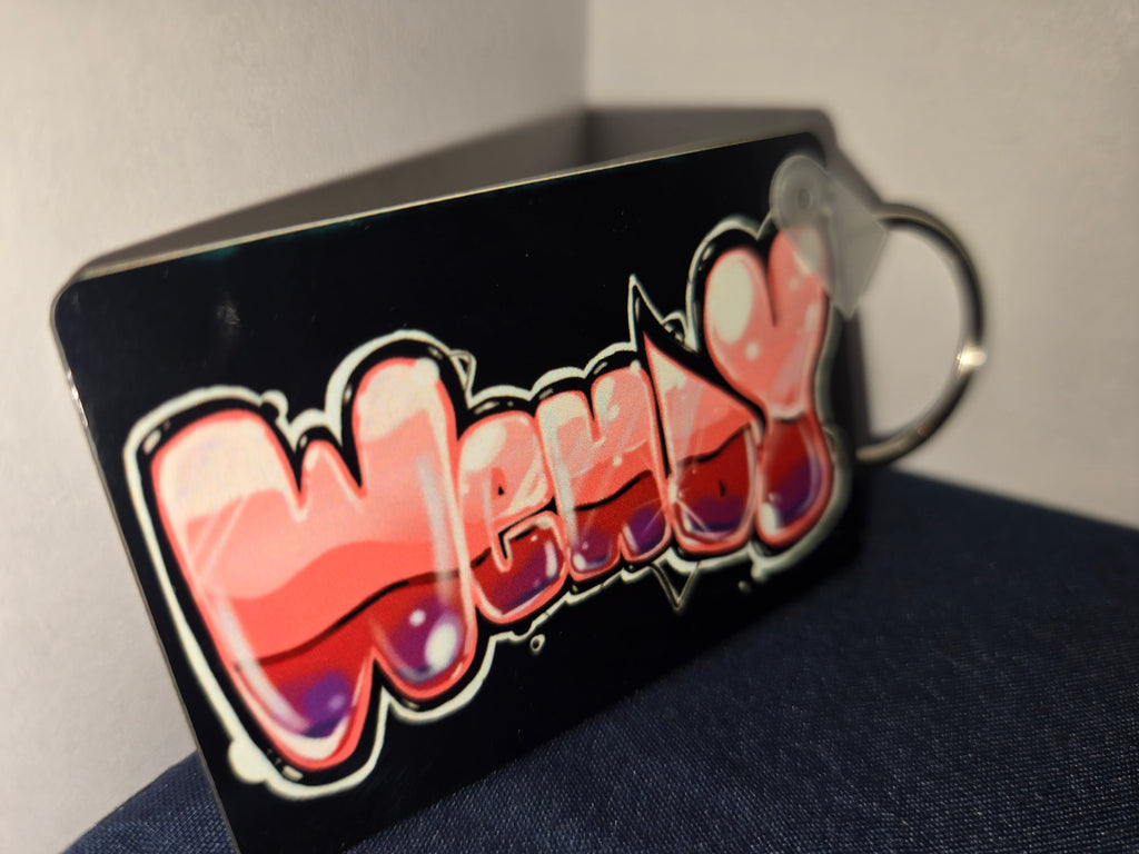 Crystal "Wendy" key chain