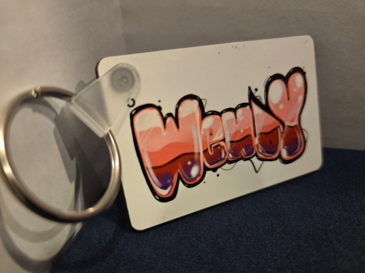 Crystal "Wendy" key chain